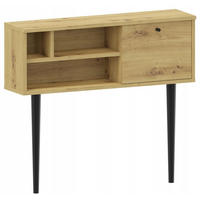KONSOLE Dotti – Eiche Artisan - Schwarz/Eiche Artisan, Holz (85/75/21cm) - Matkam Möbel