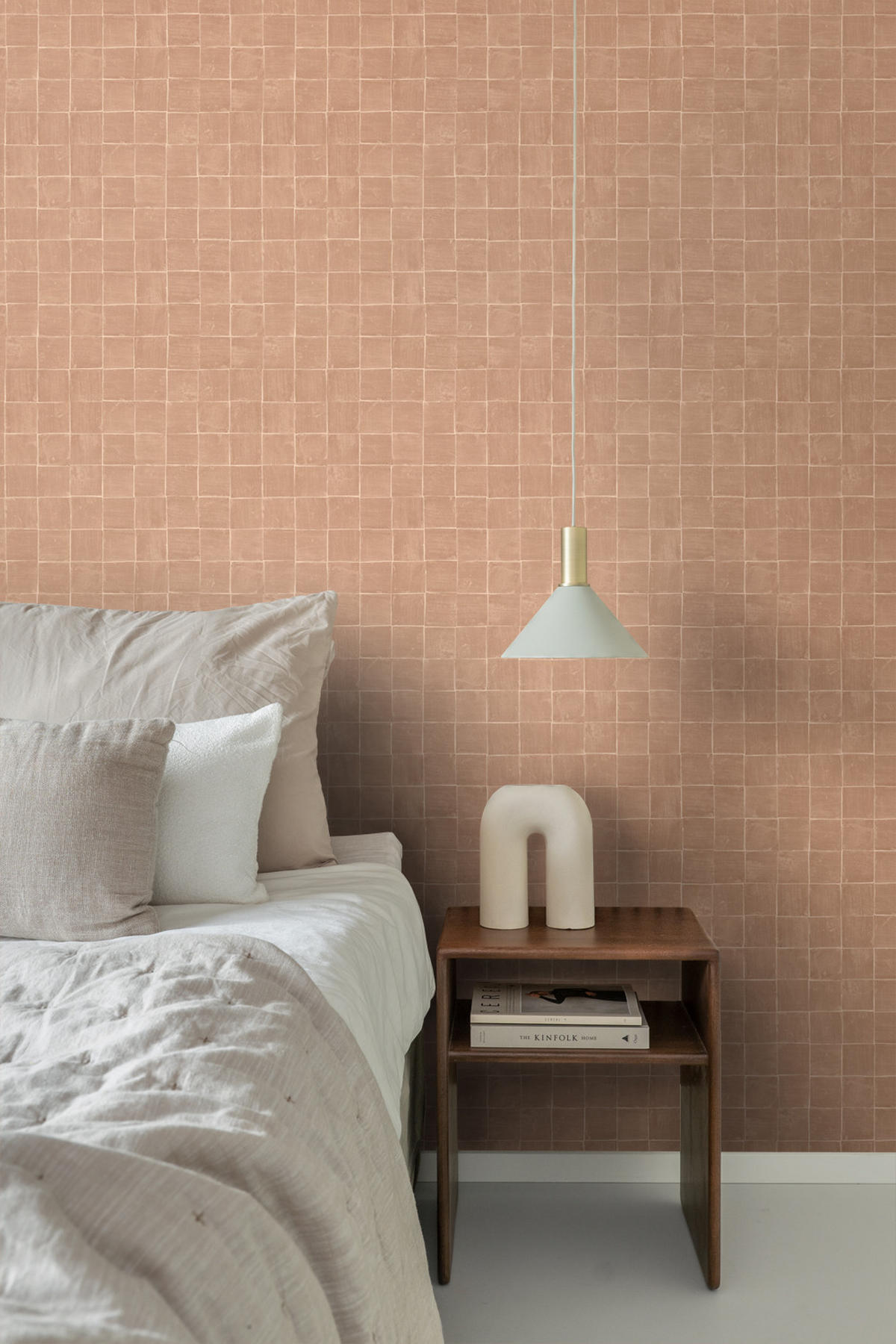 TAPETE Fliesenmuster 50 x 900 cm - Braun, Papier (50/900cm) - Origin Wallcoverings