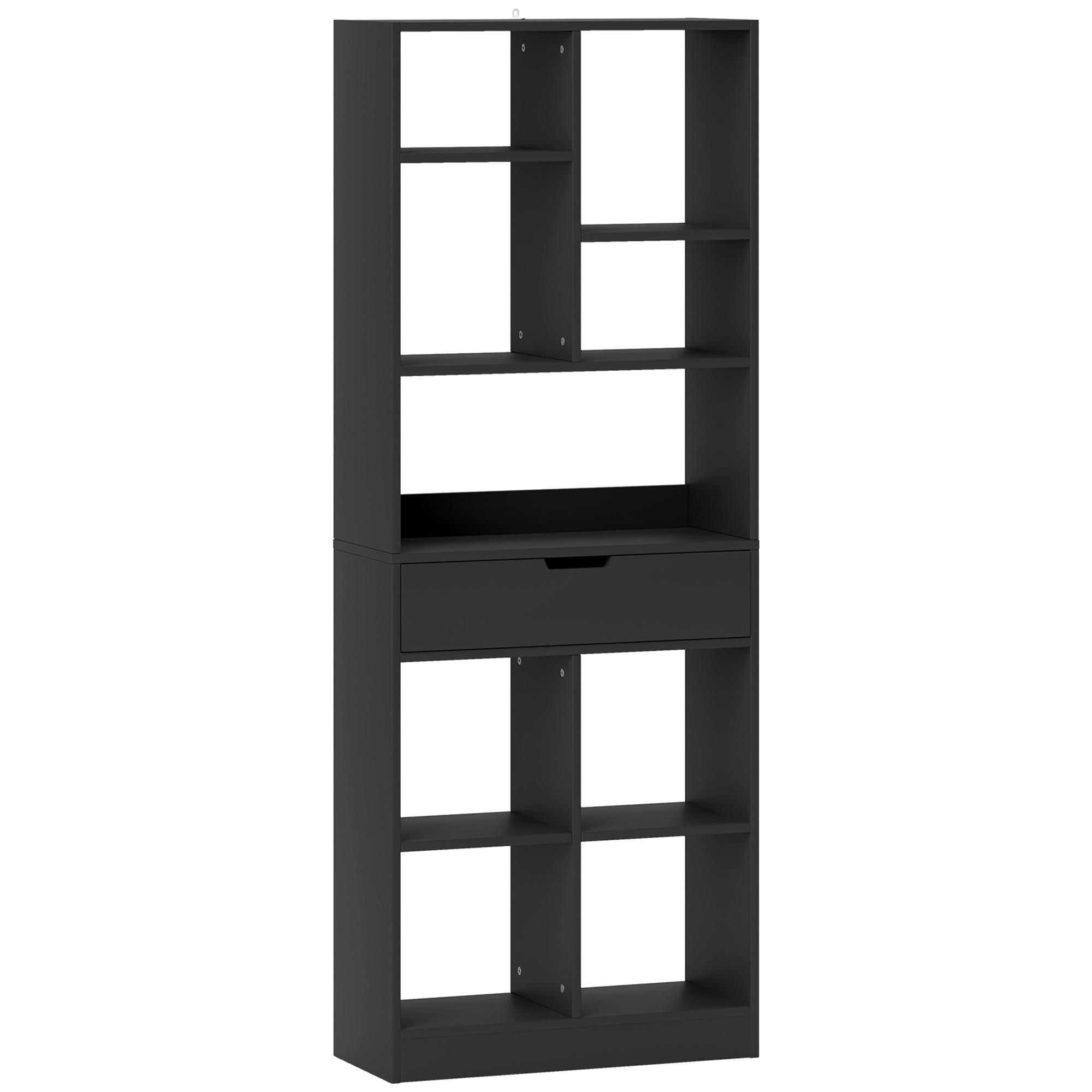 BÜCHERREGAL 60/24/184,5 cm weiß - Brombeere, Kunststoff (60/158/26cm)
