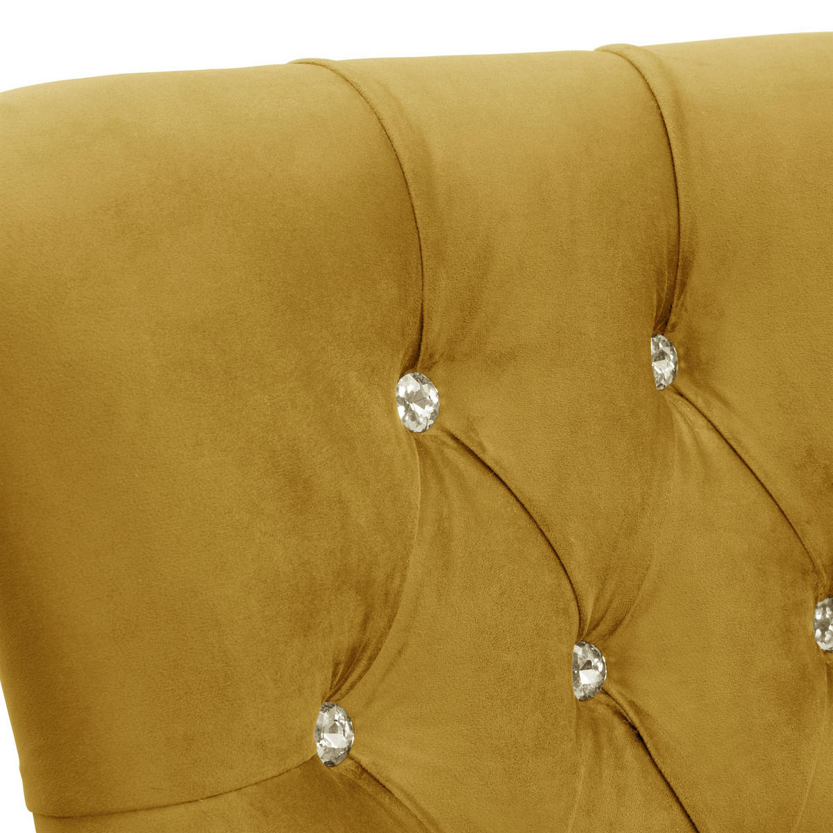 SESSEL Kayley Samtvelours mais - Currygelb, Kunststoff (71/97/82cm) - 58aufmkessel