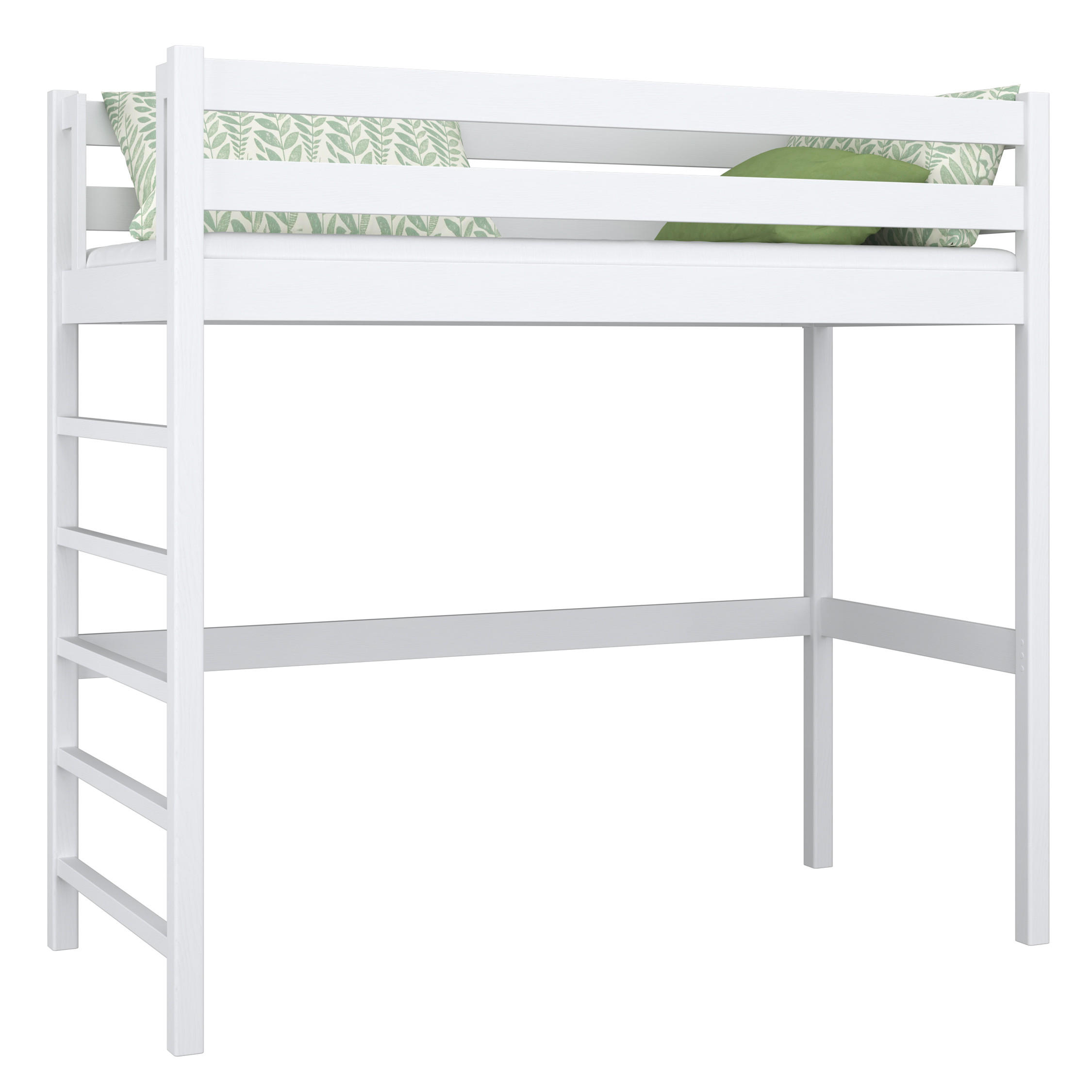 HOCHBETT N01 Weiß 90/200 - Weiß, Naturmaterialien/Holz (90/200cm) - N-Wood