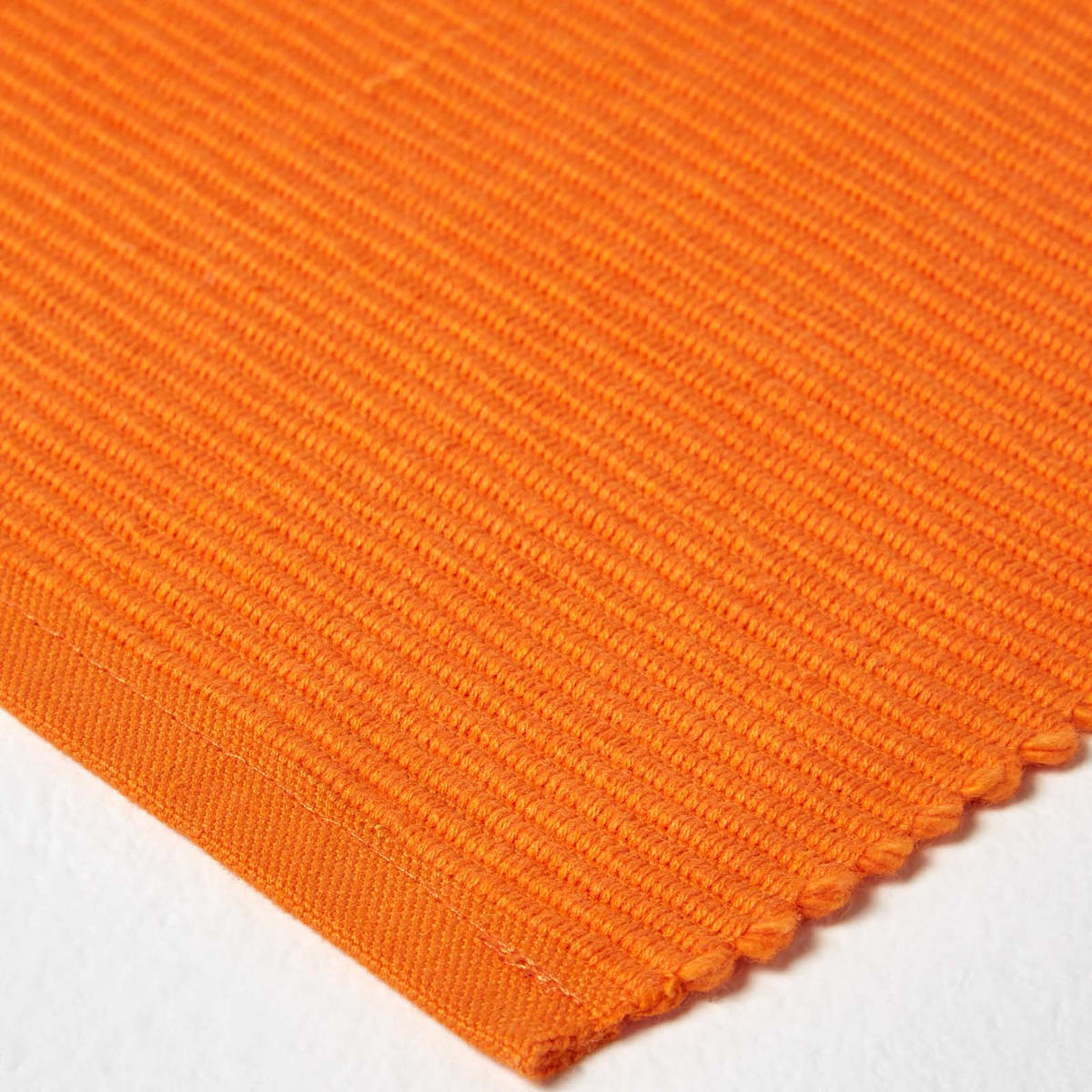 TISCHSET orange im 2er-Set 33/50 cm, 100% Baumwolle - Orange, Textil (33/50cm) - Homescapes