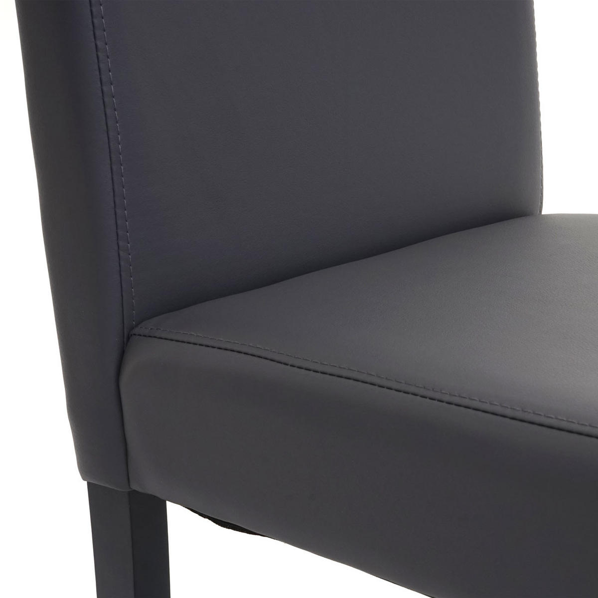 ESSZIMMERSTUHL Grau, Dunkelbraun 4er-Set - Dunkelbraun/Grau, Textil (43/90/56cm) - Jamb