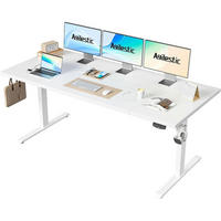 SCHREIBTISCH Höhenverstellbar Elektrisch 180 x 80 cm Weiß - Weiß, Metall (180/80/75cm)