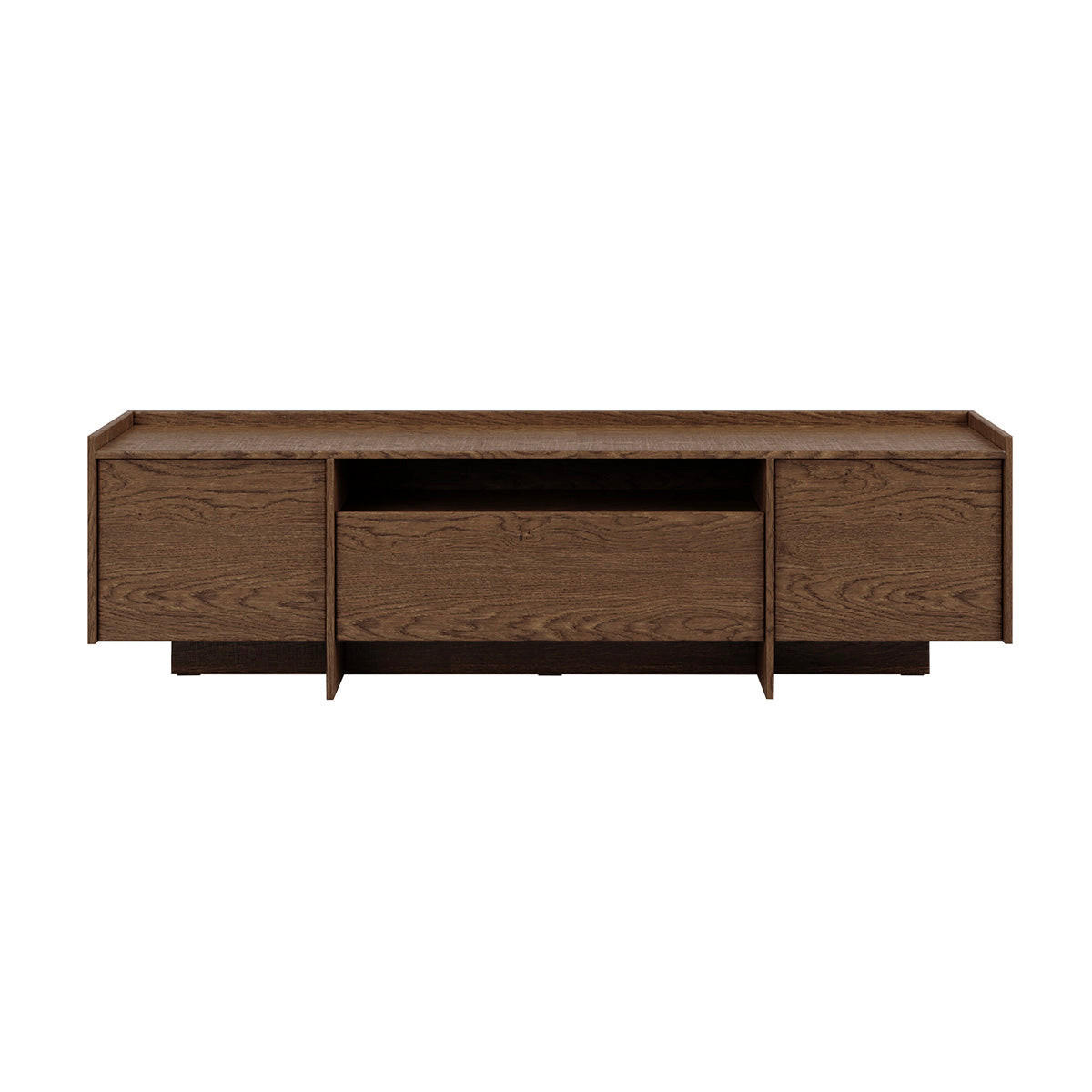 TV OMARICA Japandi Temni les - rjava, leseni material (197/57/38cm) - Petits-meubles