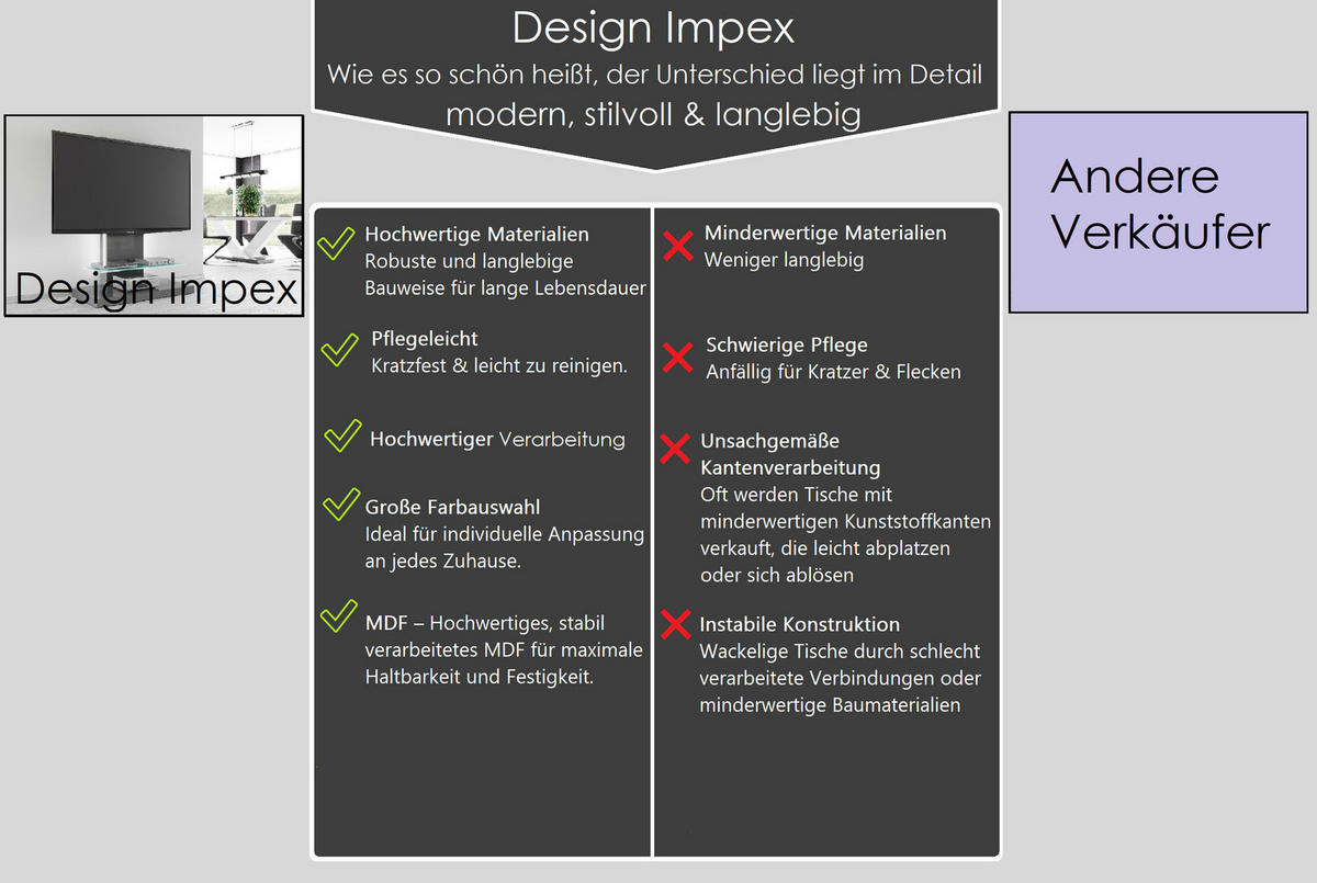 TV RACK rechteckig Grau Hochglanz Glas 100/134/55 cm - Grau, Holzwerkstoff (100/134/55cm)