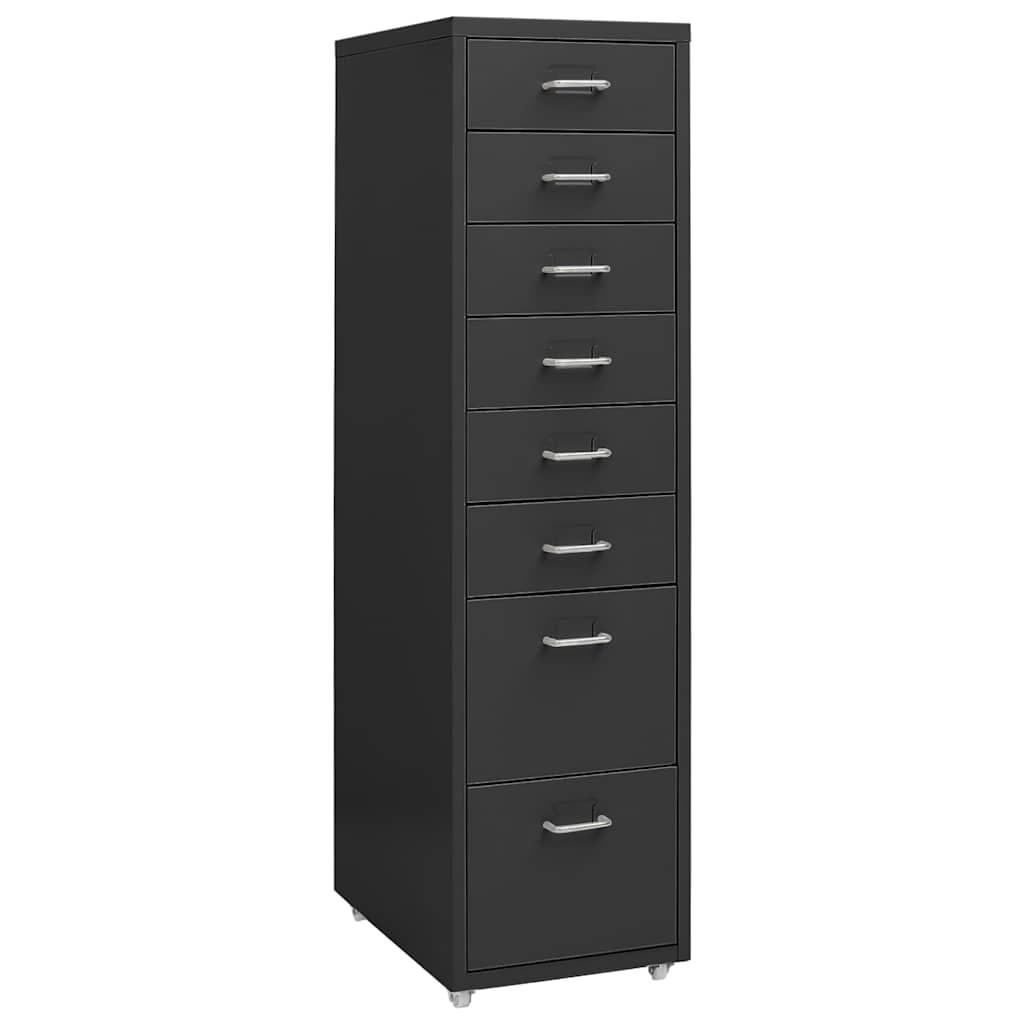 vidaXL Aktenschrank Anthrazit 41x109x28 cm