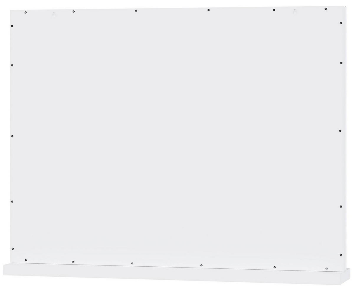 SCHMINKSPIEGEL Dora Licht 80x3x62cm Holz Weiß Hollywood - Weiß, Holz (80/62/14cm) - DELUKE