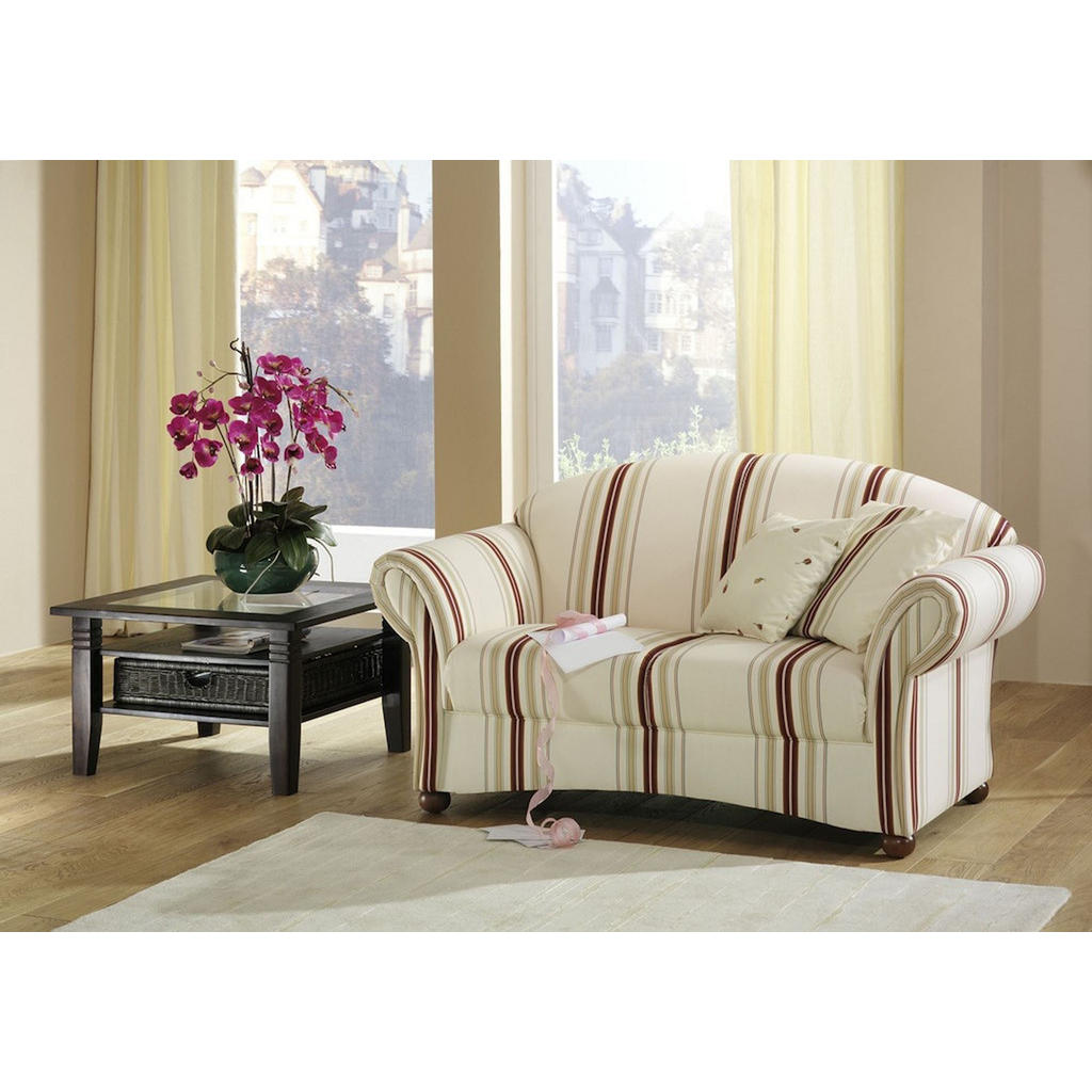 Thumbnail - 58aufmkessel Sofa, Weiß, Rot, Kunststoff, 151x85x81 cm, Wohnzimmer, Sofas & Couches, Sofas, 2-Sitzer Sofas