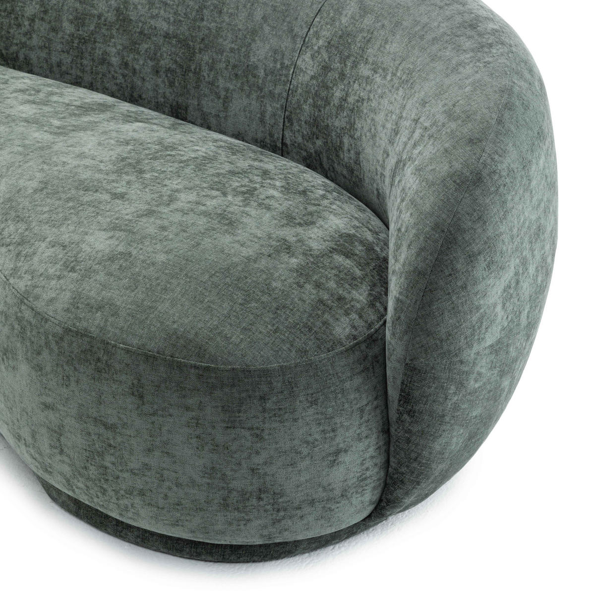 RECHTECKSOFA LINKS Harper 3er-Set, Grün - Grün, Holz/Textil (277/120cm) - Oviala