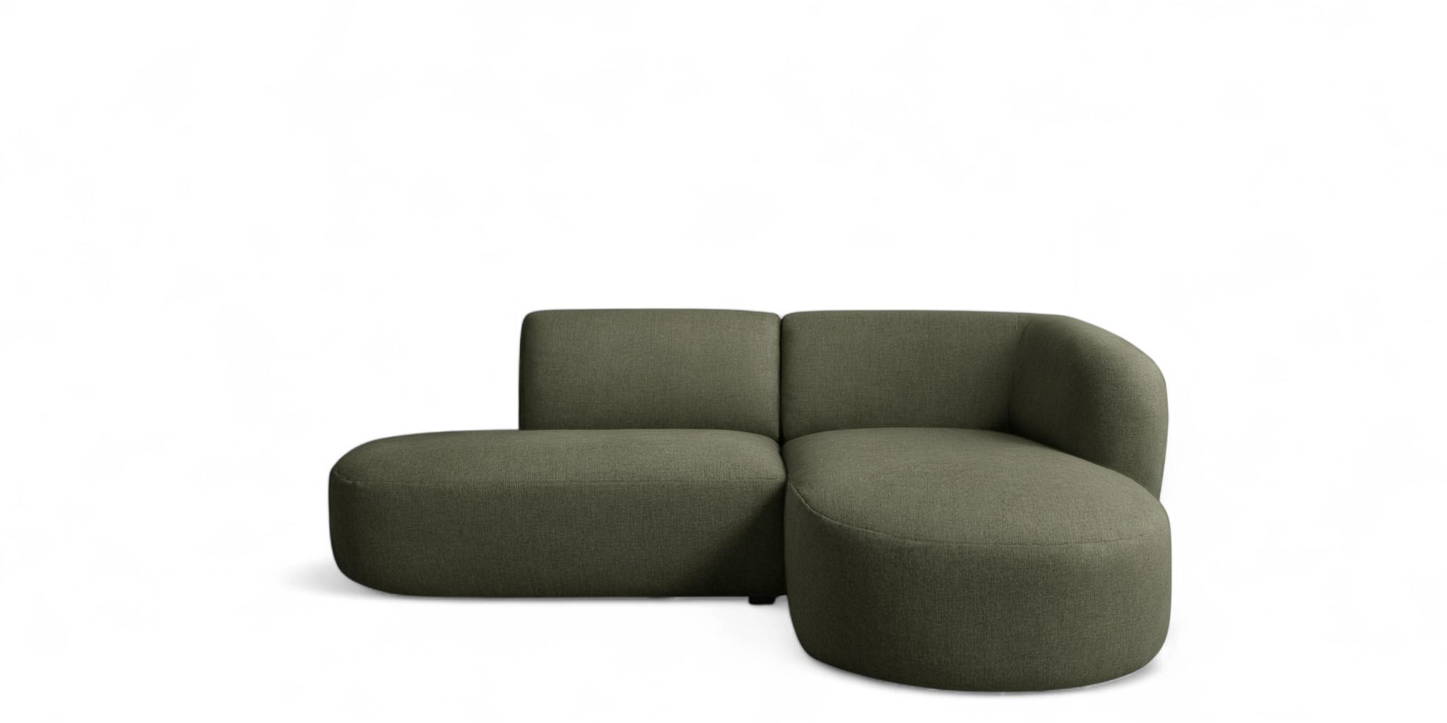 Fun Möbel Ecksofa Grün 242x188 cm