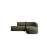 ECKSOFA Babette - Grün, Holzwerkstoff/Textil (242/188cm) - Fun Möbel