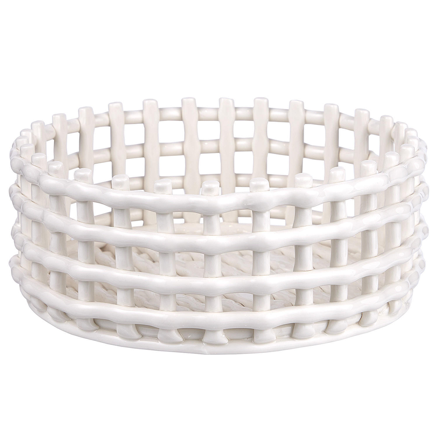 KORB Craft - Weiß, Keramik (21/21/9cm) - Butlers