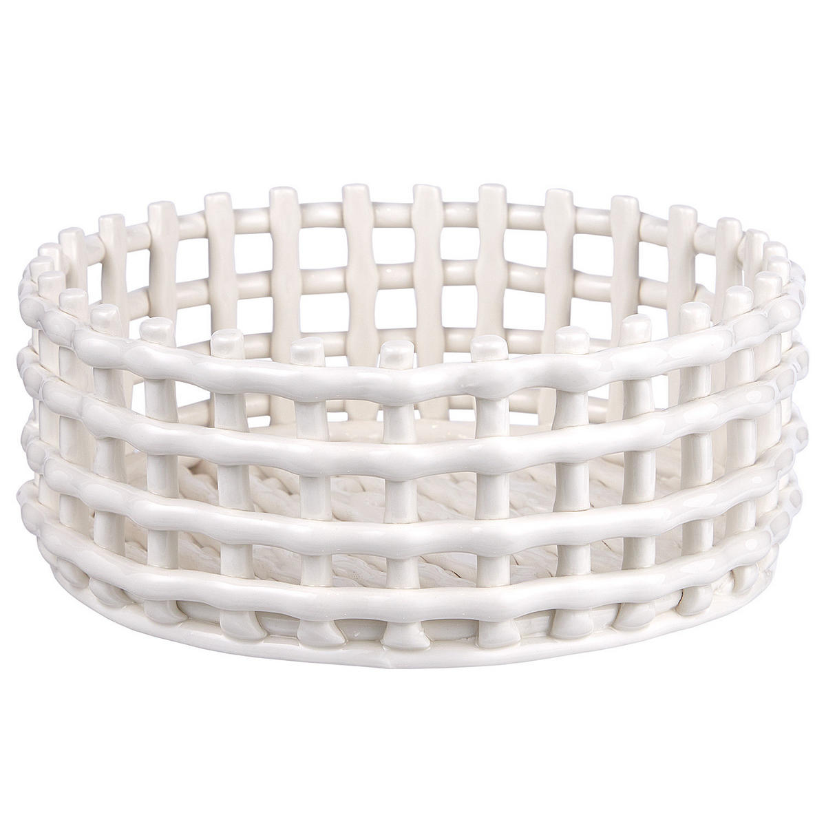 KORB Craft - Weiß, Keramik (21/21/9cm) - Butlers