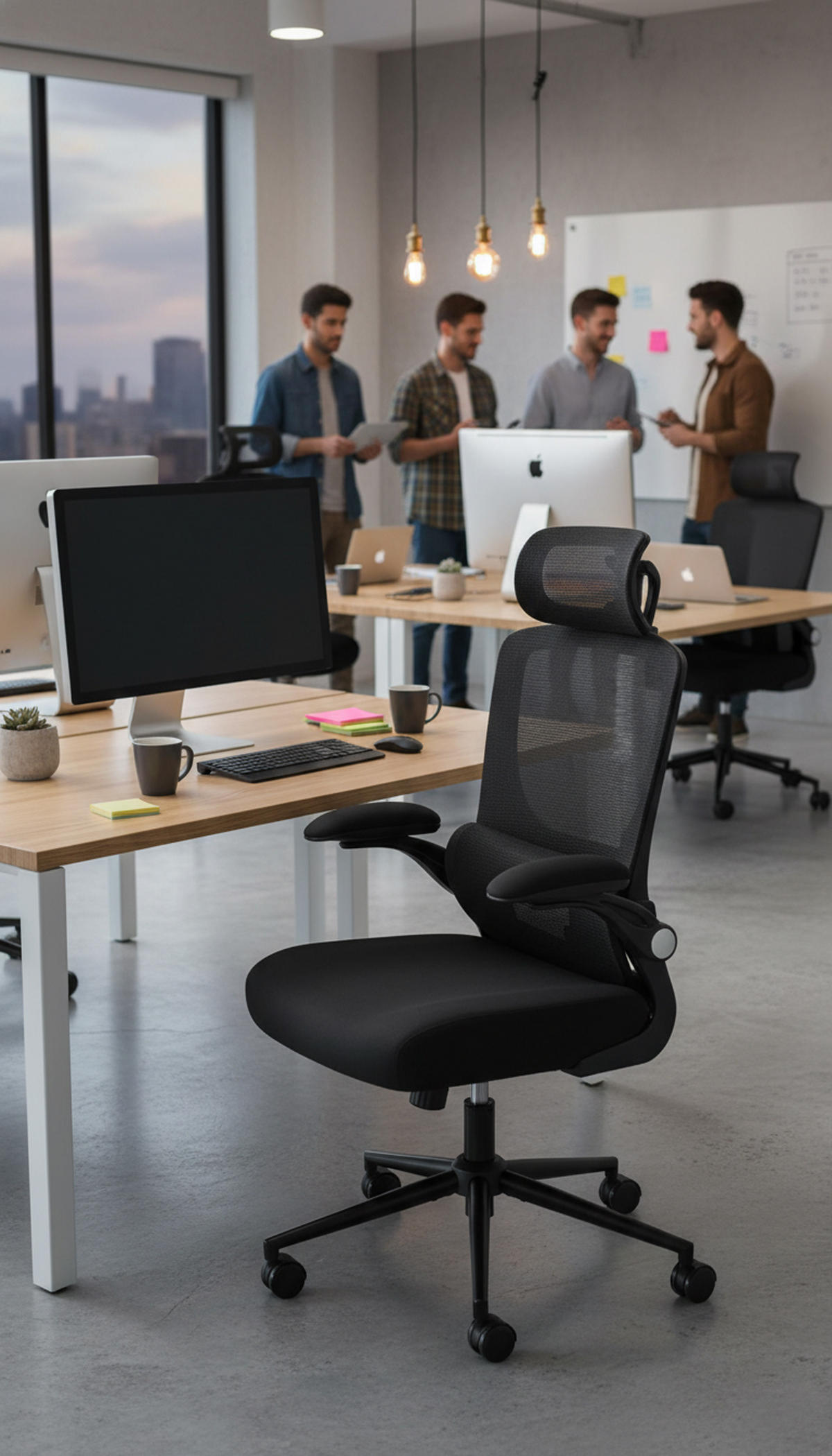 BÜROSTUHL Eltron schwarz - Schwarz, Textil/Metall (67/121/70cm) - TPFLiving