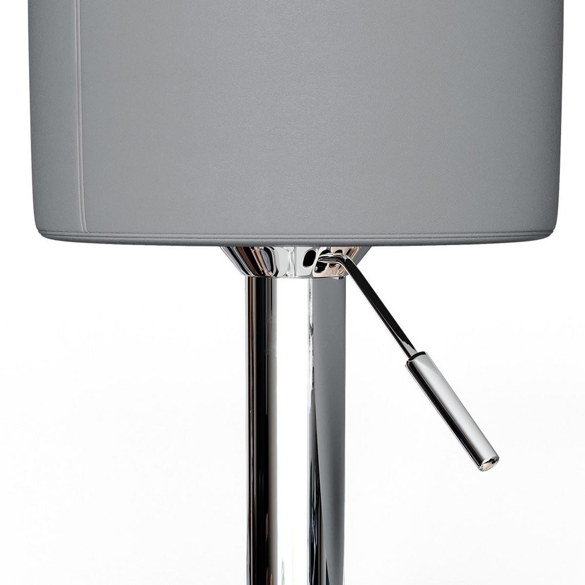 BARHOCKER 2ER SET Grau 33 x 92 cm 2 Teilig - Grau, Metall (33/92/33cm) - Vicco