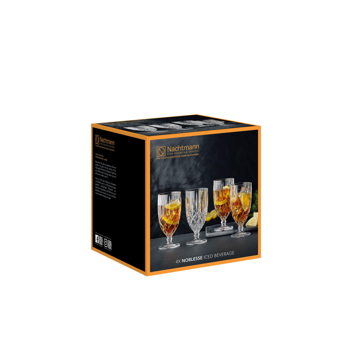 BIERGLÄSER Noblesse transparent 425 ml 4er Set - Transparent, Glas (0.425L) - Nachtmann