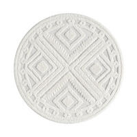 HOCHFLOR-TEPPICH Focus 777 Creme 200 cm rund - Creme, Textil (200/200cm) - carpet city