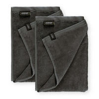DUSCHTUCH AUS 100 % BAUMWOLLE SENSE 2ER SET - Anthrazit, Textil (70/140cm) - Schöner Wohnen
