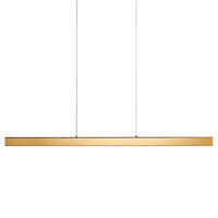 LED-HÄNGELEUCHTE Gold Arenas - Goldfarben, Metall (6/100/118cm) - Beliani