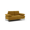 SOFA LORI 2-Sitzer, gelb - Gelb/Schwarz, Holzwerkstoff/Textil (185/87/96cm) - Courtois Laville