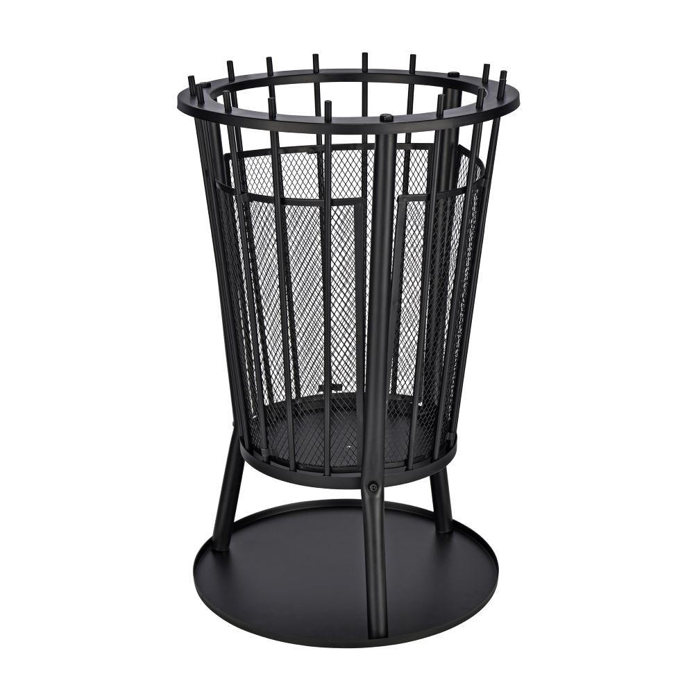 FEUERKORB mit Funkenschutz - Transparent, Metall (61/61/40cm) - Haushalt International