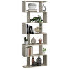 BÜCHEREGAL BASK MAX Sonoma Eiche 76,4/28/210 cm - Sonoma Eiche, Holzwerkstoff (76.4/210/28cm) - Matkam Möbel