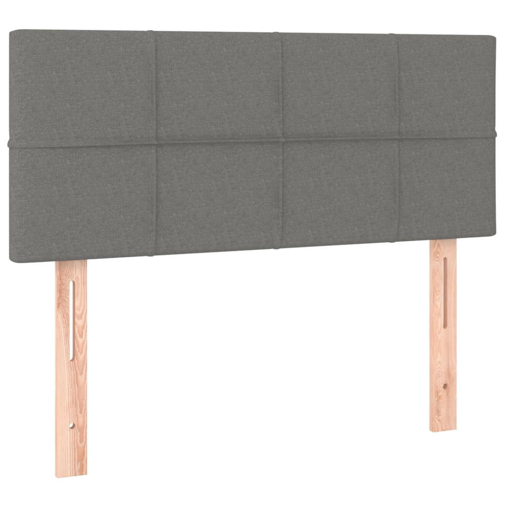 vidaXL Kopfteil Dunkelgrau 5x88x100 cm