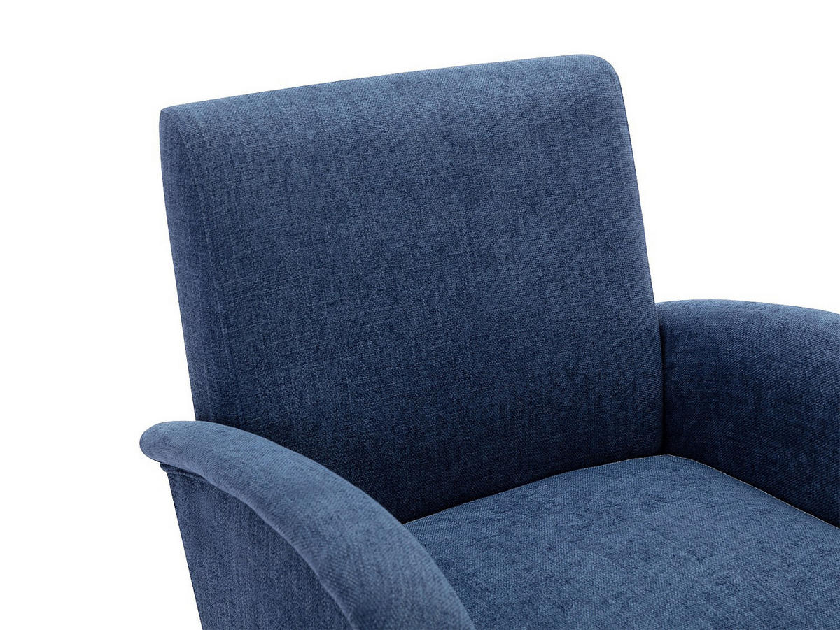 SESSEL - Stoff - Blau - MAZARONE - Blau, Textil (72/83/70cm) - Vente-Unique