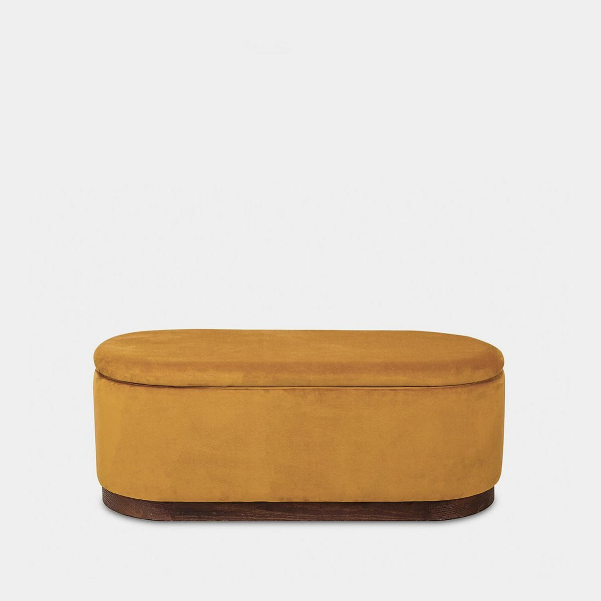 BANK Isola Senf / Gelb 100 cm x 40 cm - Dunkelgelb, Textil (100/40/40cm)