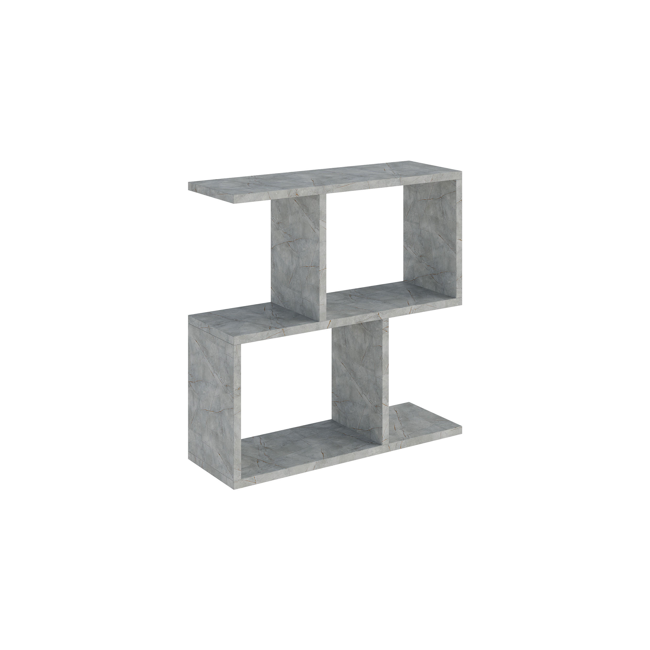 BEISTELLTISCH Homemania Gold-Marmor-Effekt 60/20/60 cm - Goldfarben, Holzwerkstoff (19.6/60/59.4cm) - Decortie