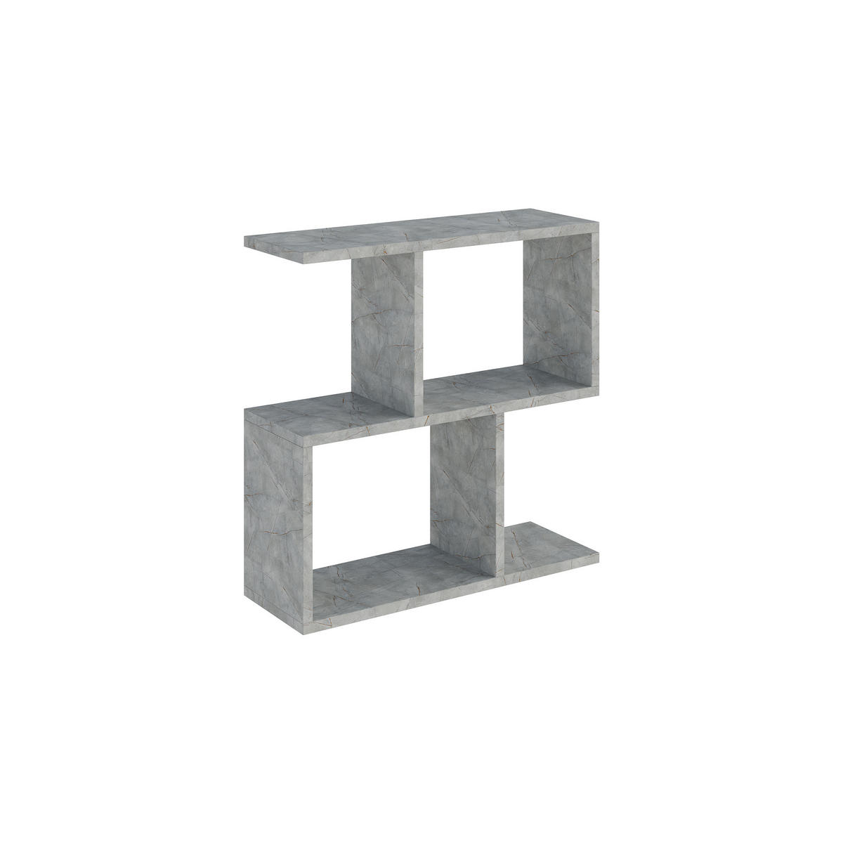 BEISTELLTISCH Homemania Gold-Marmor-Effekt 60/20/60 cm - Goldfarben, Holzwerkstoff (19.6/60/59.4cm) - Decortie