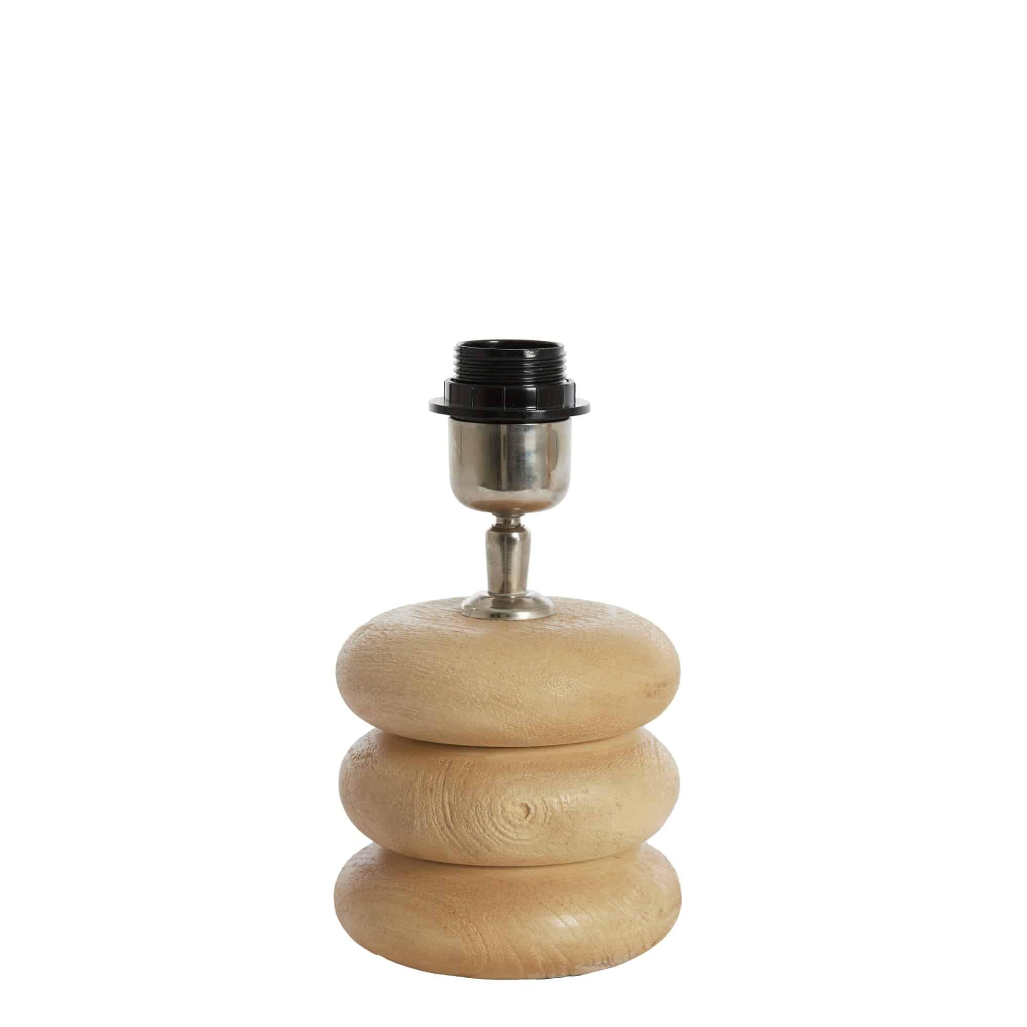 LAMPENFUSS Budongo Braun 12/12/12 cm - Braun, Holz (12/12/12cm) - Light & Living