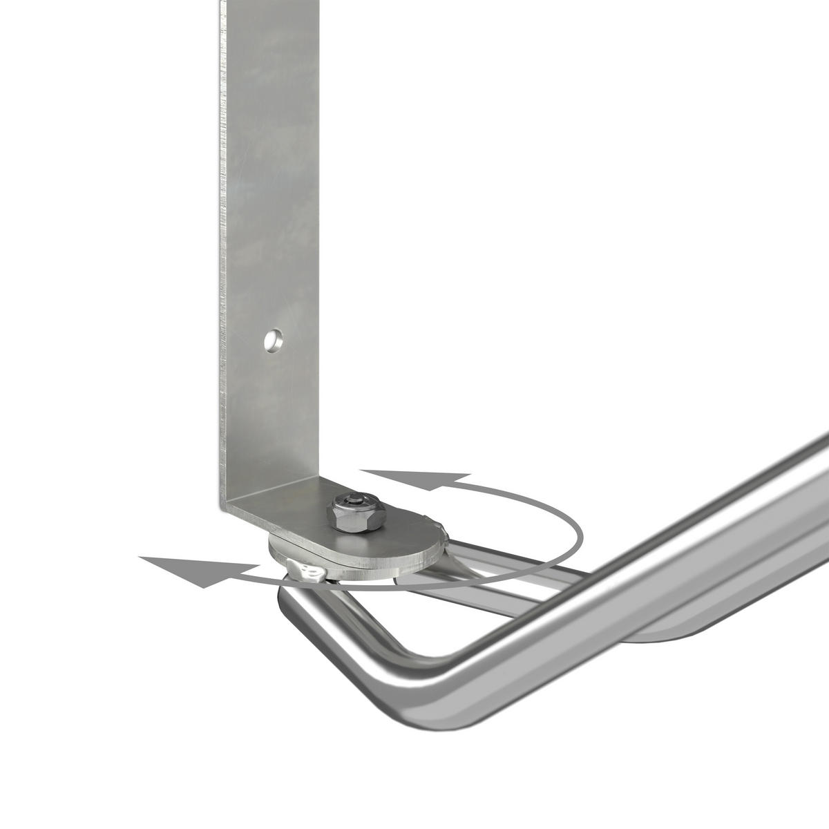 FAHRRADSTÄNDER - Silberfarben, Metall (9/32.5/29.5cm) - Relaxdays