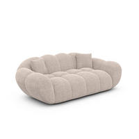 2-SITZER-SOFA Liva Beige Strukturstoff - Beige, Textil (200/70/93cm) - VAROYAL
