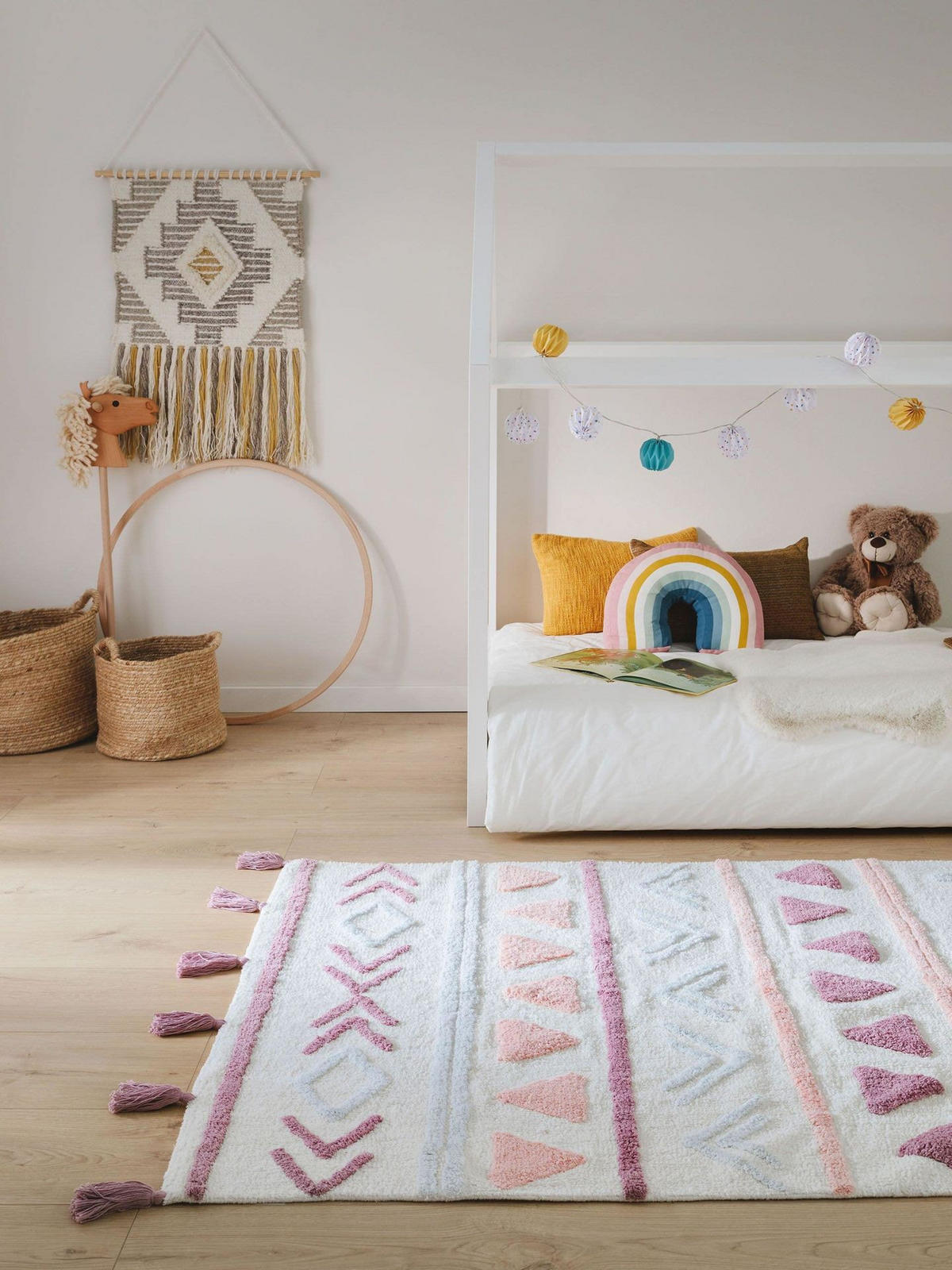 KINDERTEPPICH waschbar Levi Rosa 80x120 cm - Pink, Textil (80/1cm) - KUNSTLOFT
