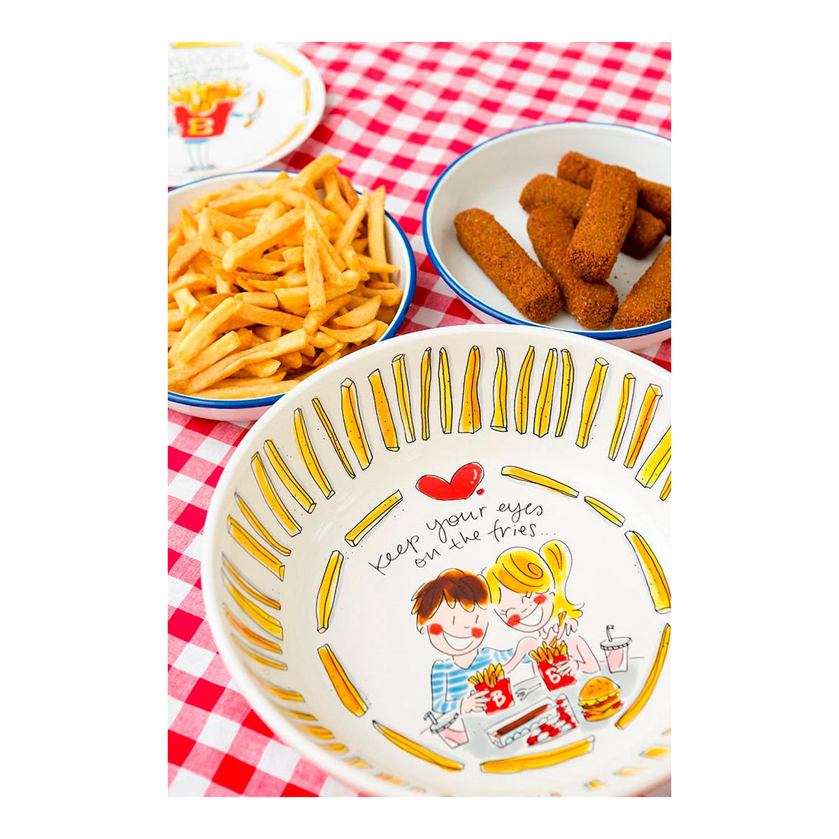 SCHALE Snack in Bunt - 30cm - Multicolor, Keramik (9cm) - Blond Amsterdam