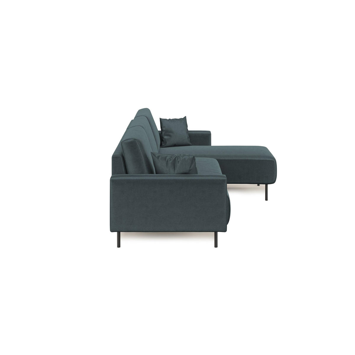 ECKSOFA Arthur - Petrol, Textil (224/91cm) - Divani.store