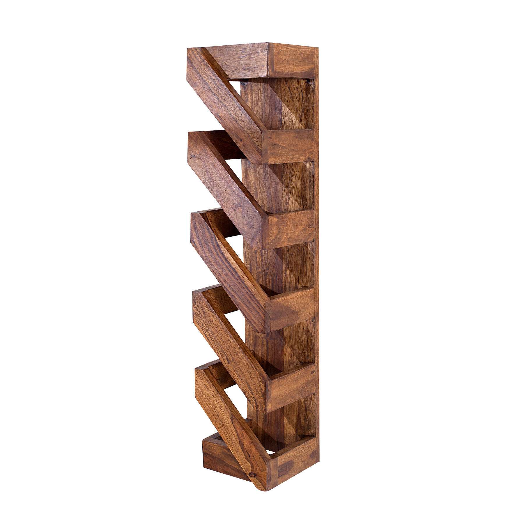 WANDREGAL MAKASSAR Sheesham Natur 70 cm - Braun, Holz (15/70/15cm) - riess-ambiente