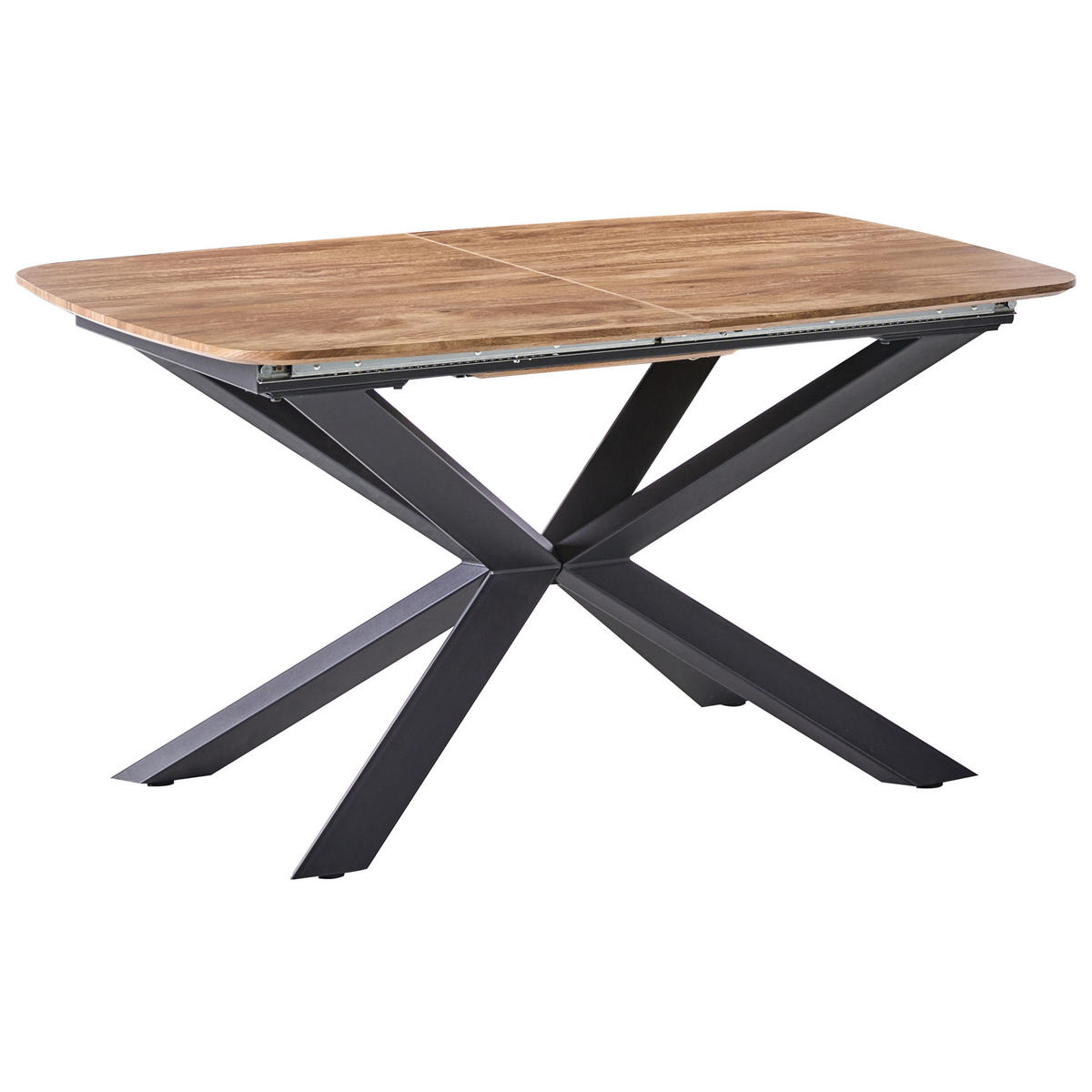 JÍDELNÍ STŮL vysunovací Hnědý 140-180/90 cm Gairdner - hnědá, kompozitní dřevo (140/90/75cm) - Beliani