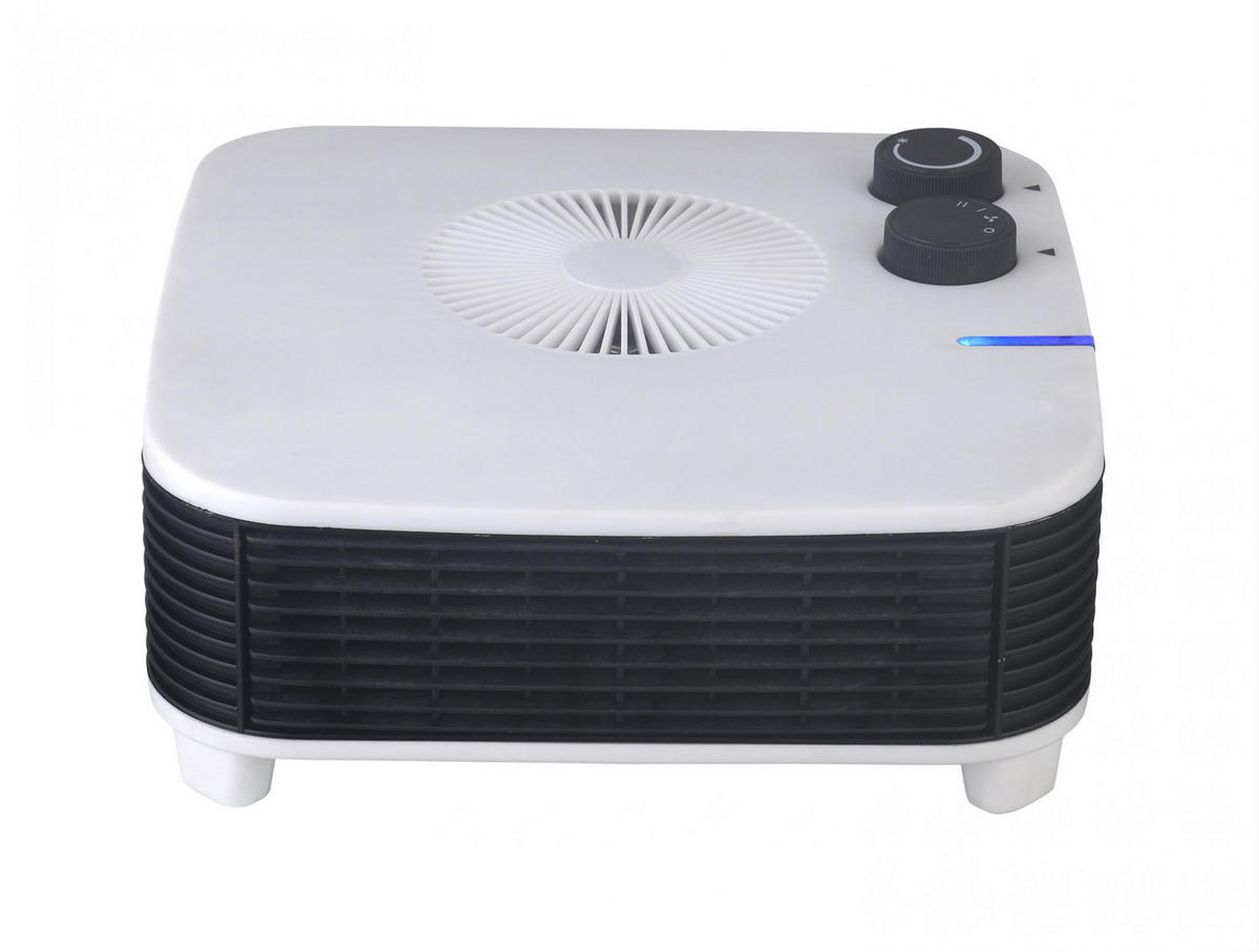 STAND-THERMOVENTILATOR Weiß mit Leistungskontrolle 2000 W - Weiß, Kunststoff (25/10/25cm) - Purline
