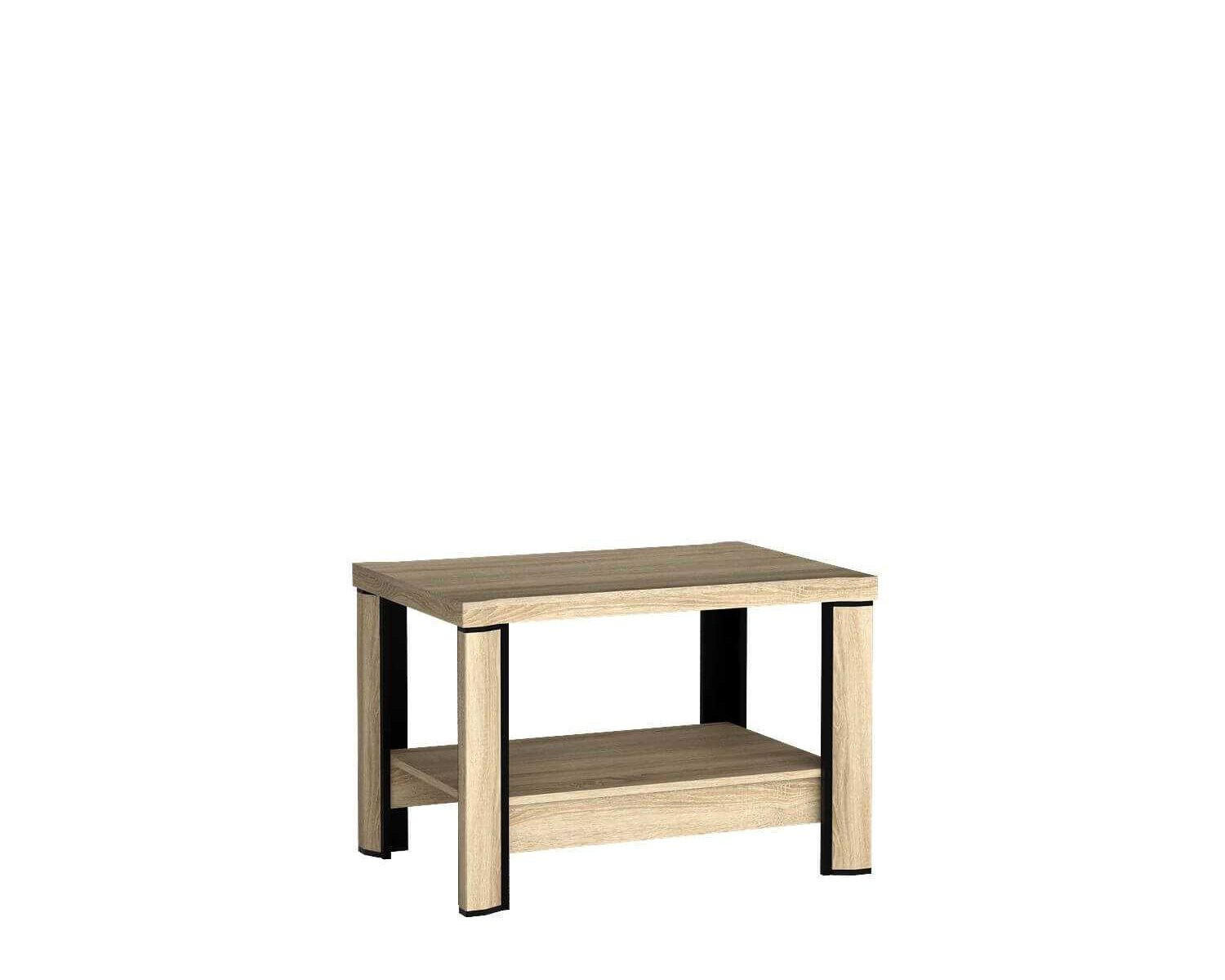 COUCHTISCH Dallas D-14 Eiche Sonoma - Sonoma Eiche, Holzwerkstoff (63/90/61cm)