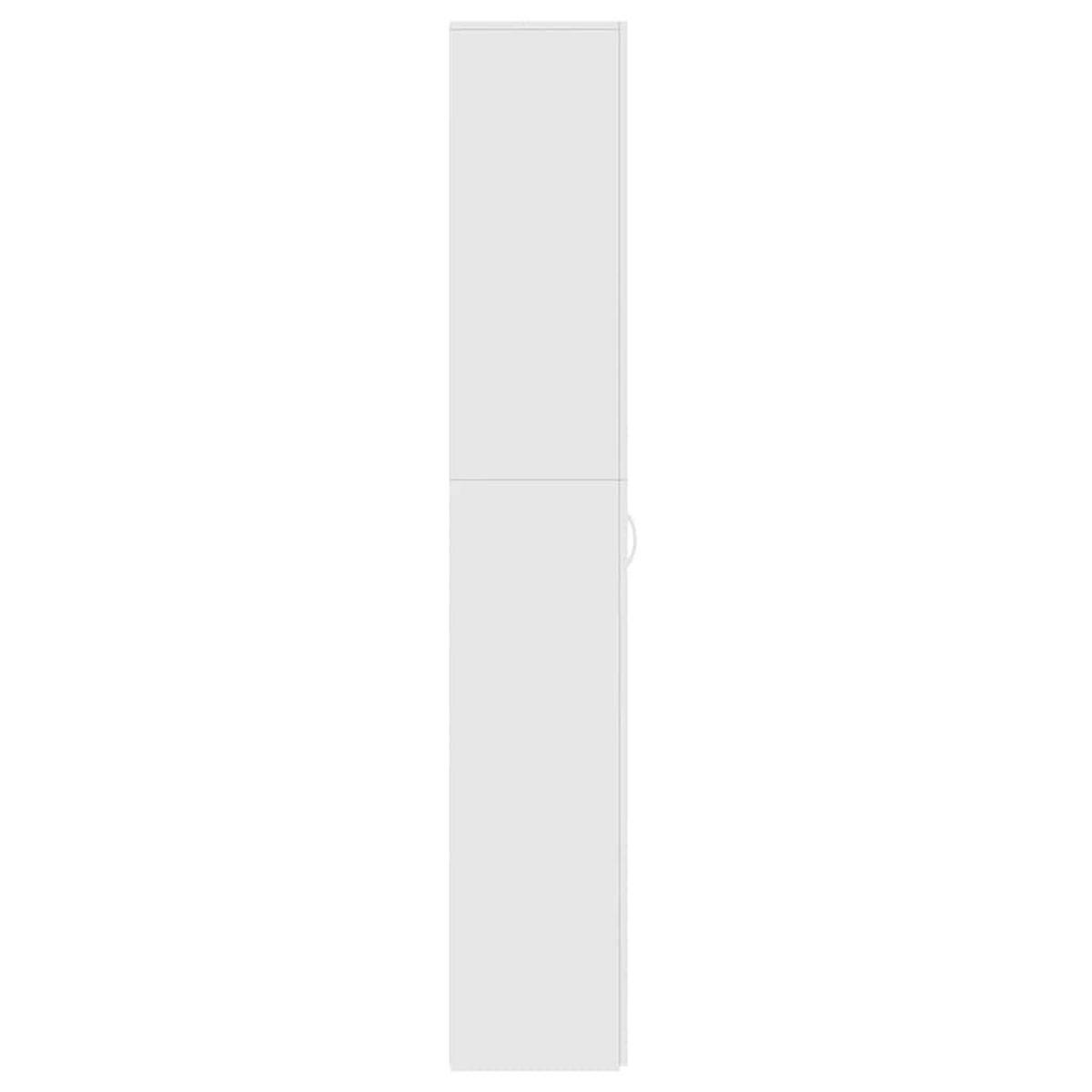 TV-SCHRANK Weiss 60/32/190 Cm Holzwerkstoff - Weiß, Holzwerkstoff (32/190/60cm) - vidaXL