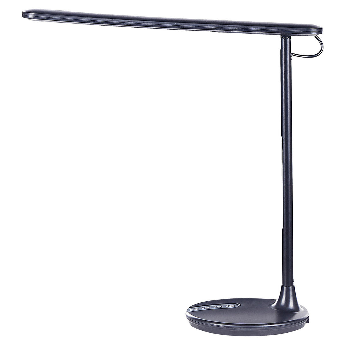 SCHREIBTISCHLAMPE Draco 17/48/38 cm - Schwarz, Metall (17/32/38cm) - Beliani