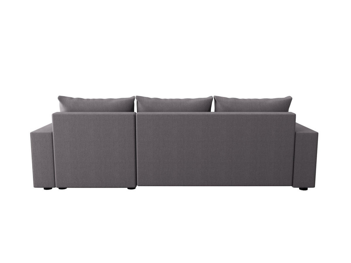 ECKSOFA HEWLET L BIS Cosmic 160 Rechts mit Schlaffunktion - Grau, Textil (240/140cm) - Bedante