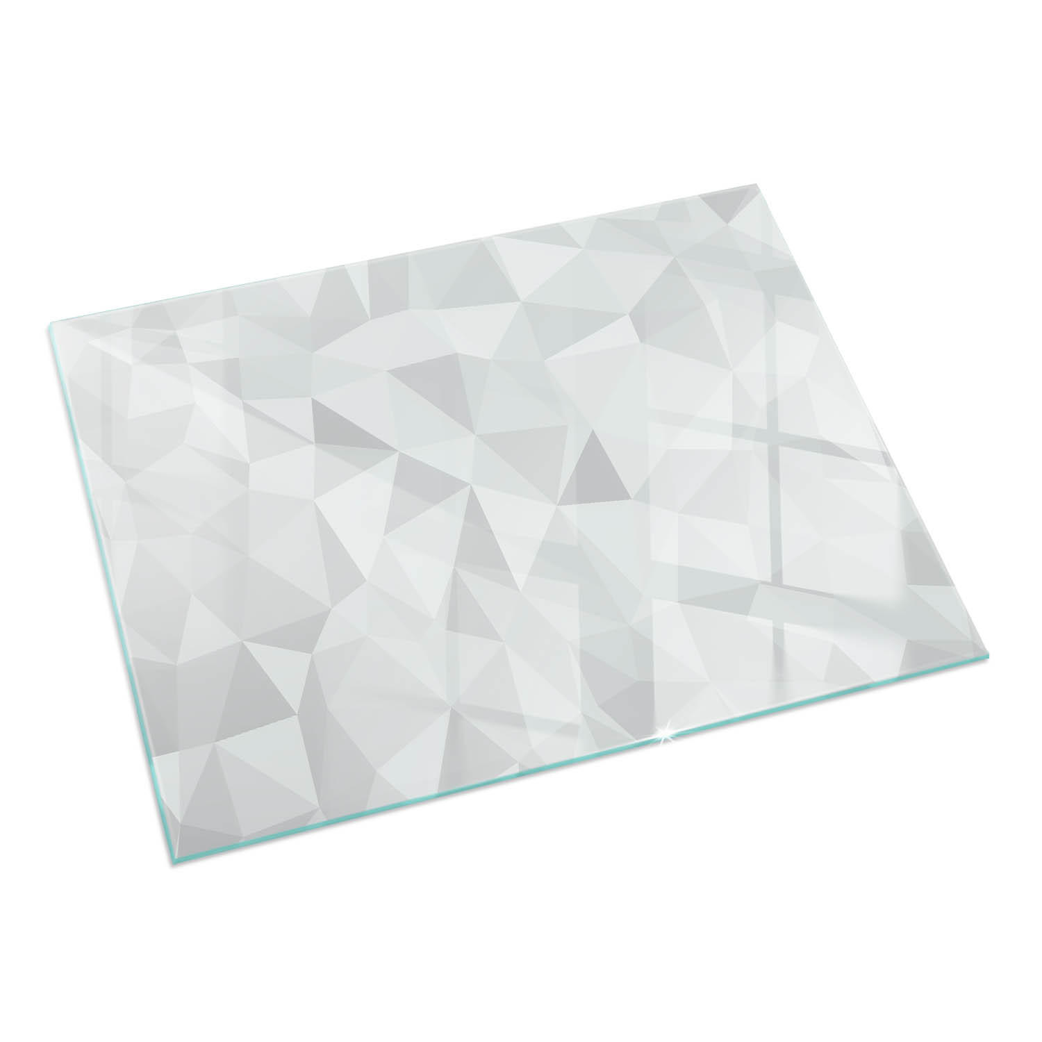 ArtPrintCave Glasplatte Grau 60x40x0.4 cm