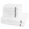 FROTTIERSET Sinfonie 6-teilig - Weiß, Textil (50/100cm) - Ross