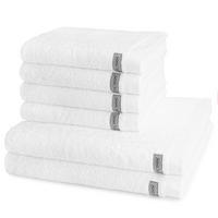 FROTTIERSET Sinfonie 6-teilig - Weiß, Textil (50/100cm) - Ross