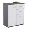 KOMMODE LOCARNO - Weiß/Grau, Holzwerkstoff (60/70/30cm) - CARO-Möbel