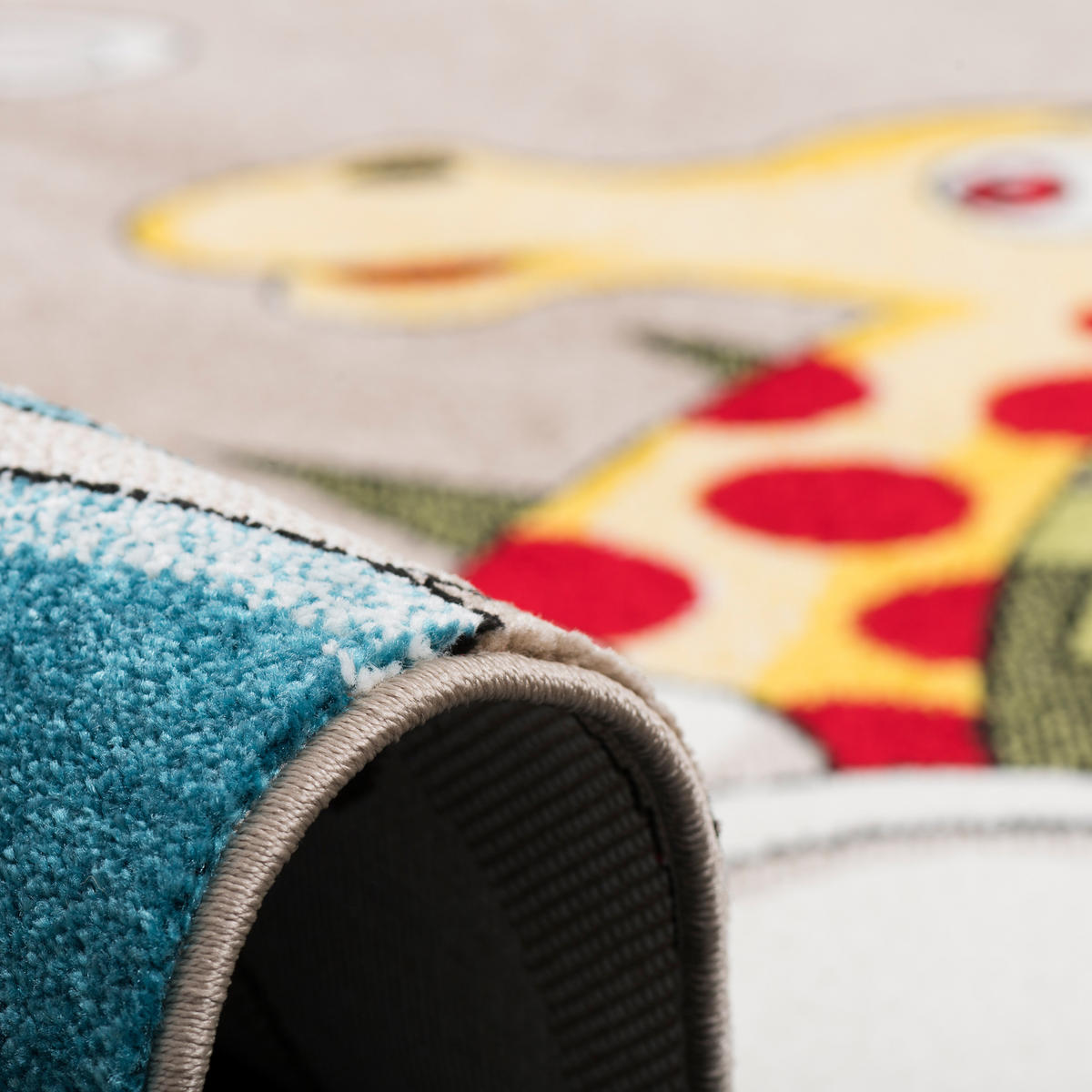 KINDER TEPPICH FARO SAFARI BUNT TIERE - Multicolor, Textil (140/200cm) - Pergamon